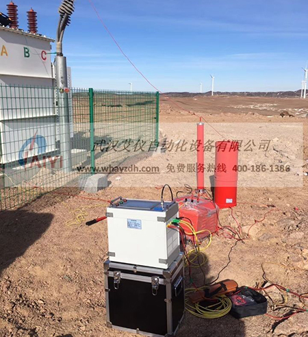 新疆 哈密思甜東風力發電廠  35KV電纜羞羞在线观看耐壓試驗